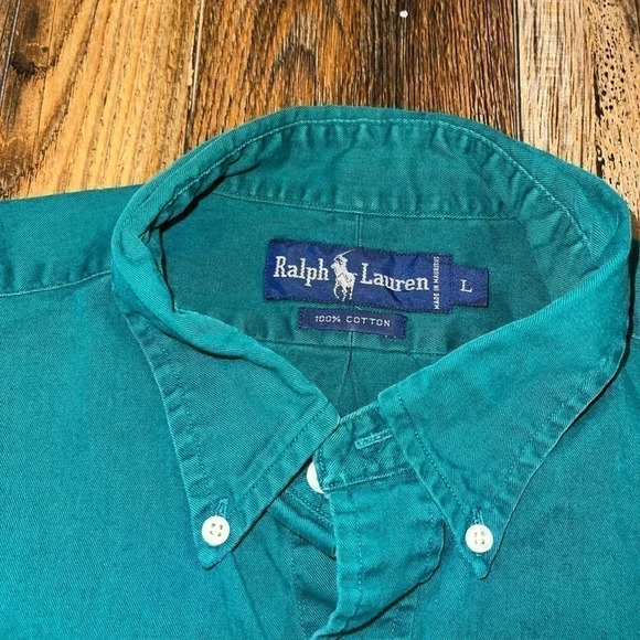 Ralph Lauren Mens Button Down Long Sleeve Size Large - Picture 2 of 6